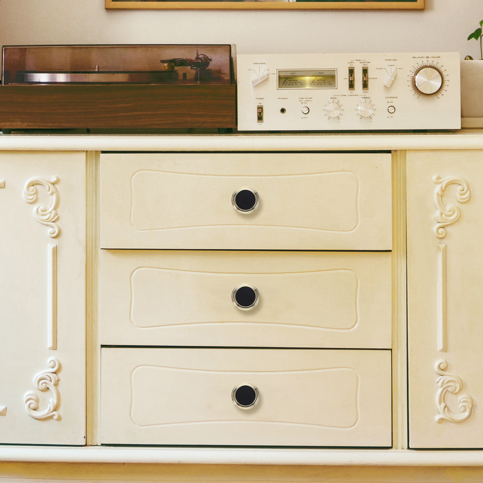 2Pcs Round Knobs for Cabinets  - Cabinet Knob Round 评论和价格