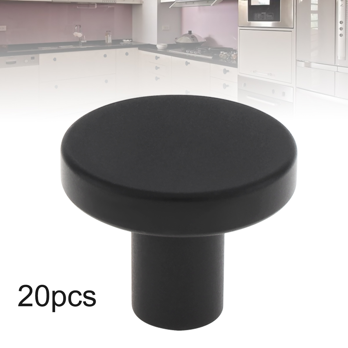 20Pcs Round Kitchen Cabinet Kn - Cabinet Knob Round 评论和价格