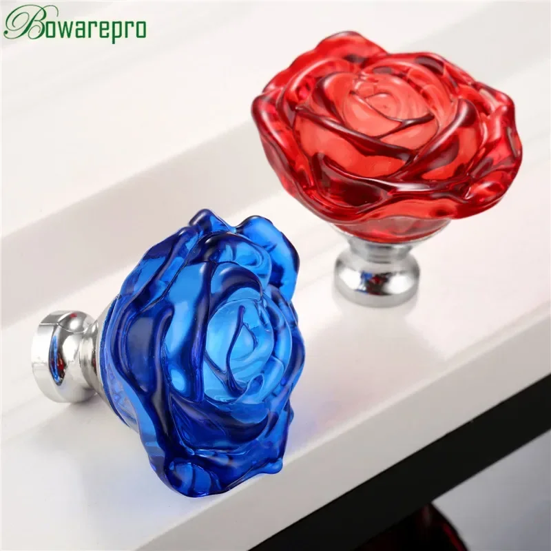 bowarepro 50MM Crystal Rose Gl - Cabinet Knob Round 评论和价格