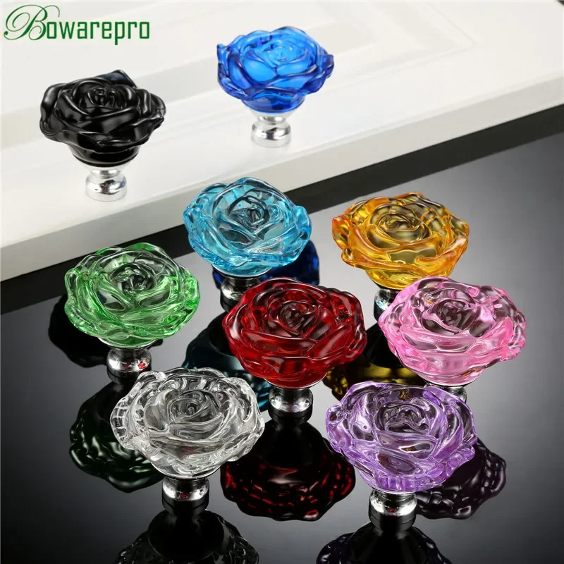 bowarepro 50MM Crystal Rose Gl - Cabinet Knob Round 评论和价格