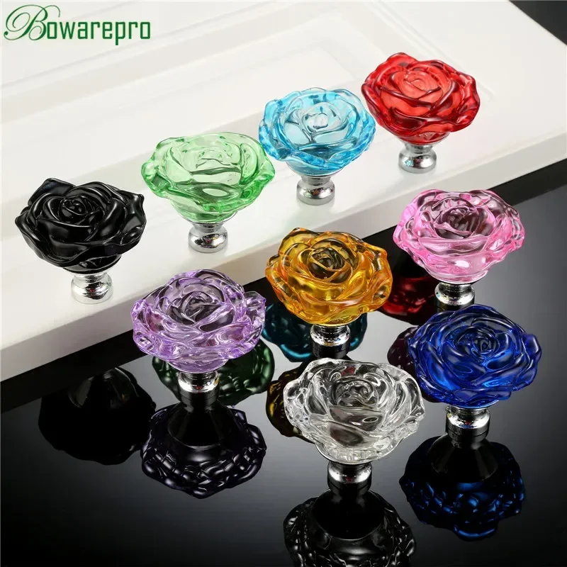 bowarepro 50MM Crystal Rose Gl - Cabinet Knob Round 评论和价格