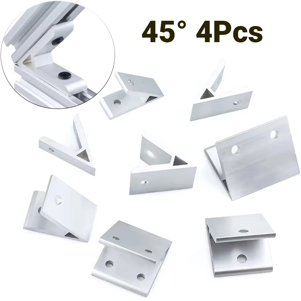 4Pcs 45 Degree Angle Corner Br - Joint Connector Bracket 评论和价格