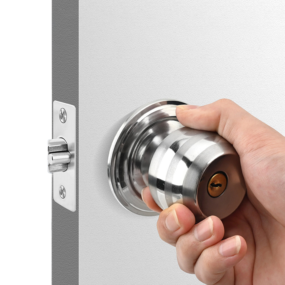 Ball Door Knob with Lock Round - Cabinet Knob Round 评论和价格