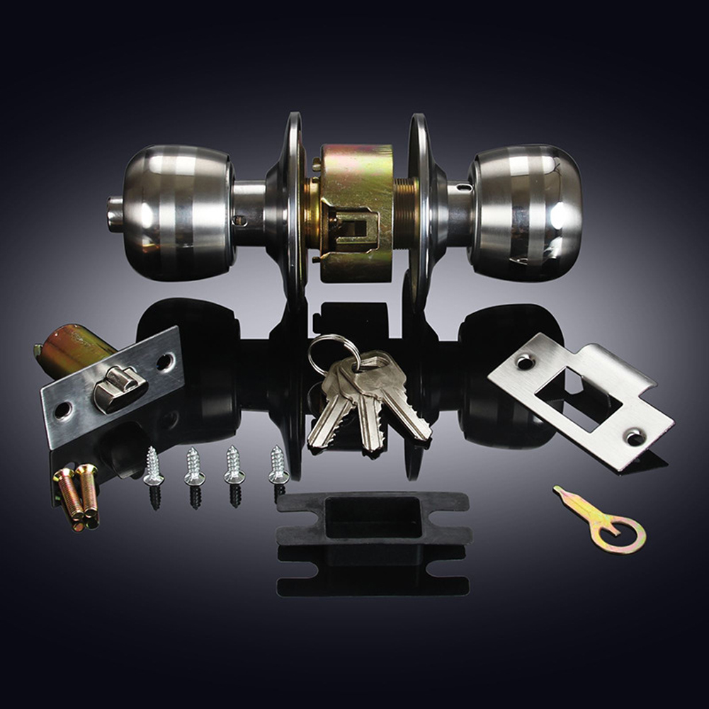 Ball Door Knob with Lock Round - Cabinet Knob Round 评论和价格