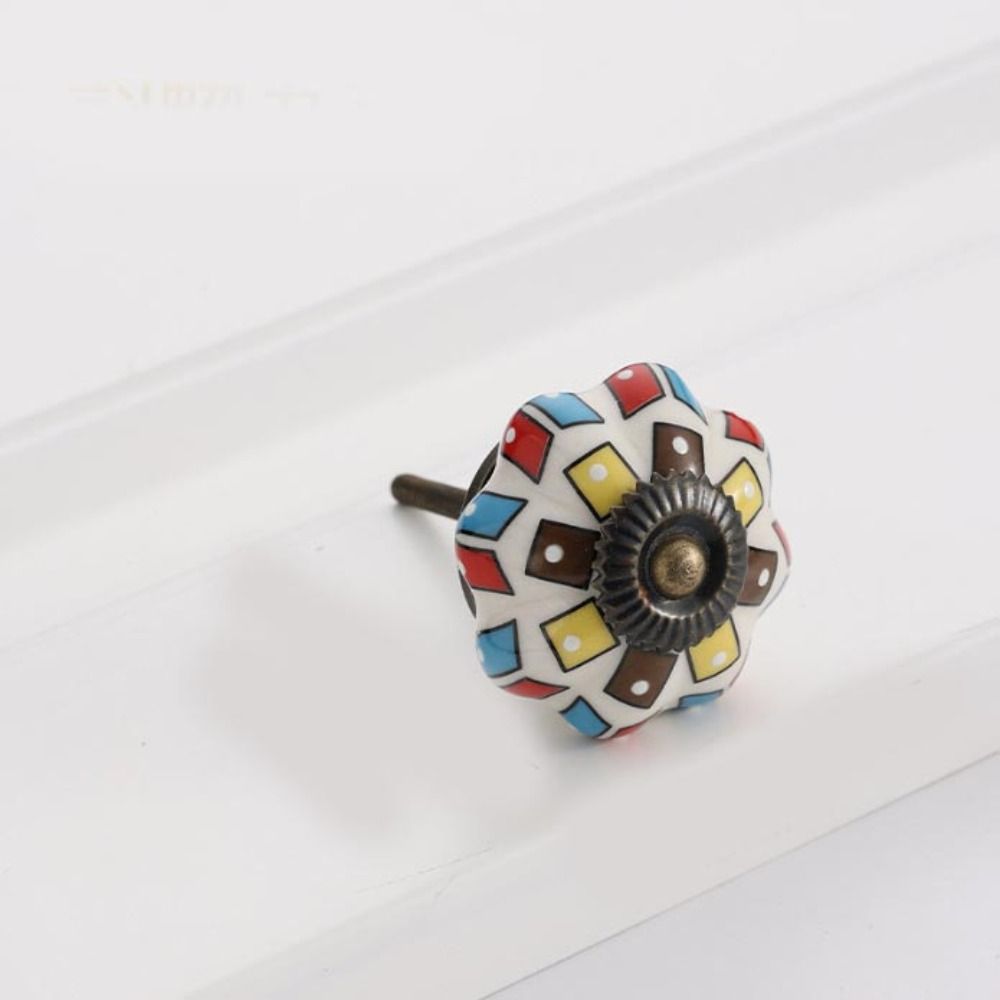 Retro Single Hole Ceramic Pump - Cabinet Knob Round 评论和价格