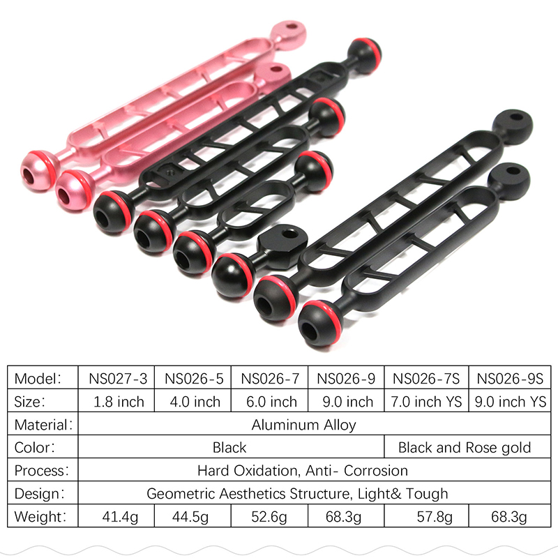 Nitescuba Diving Aluminum Ball - Joint Connector Bracket 评论和价格