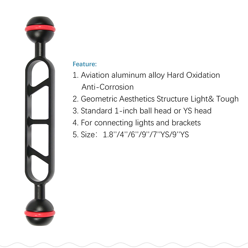 Nitescuba Diving Aluminum Ball - Joint Connector Bracket 评论和价格