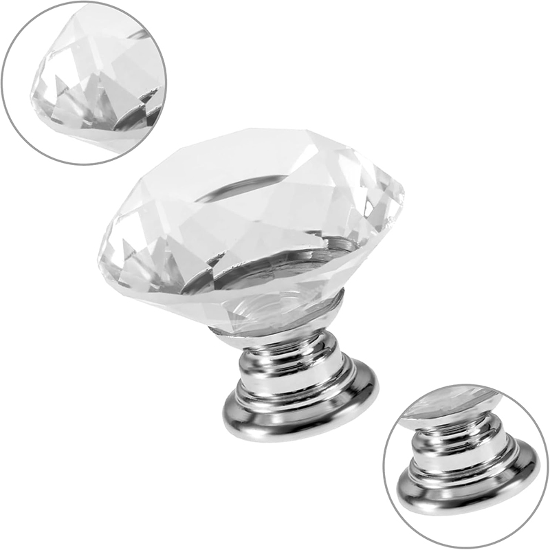 6Pcs Cabinet Knob with Screws  - Cabinet Knob Round 评论和价格