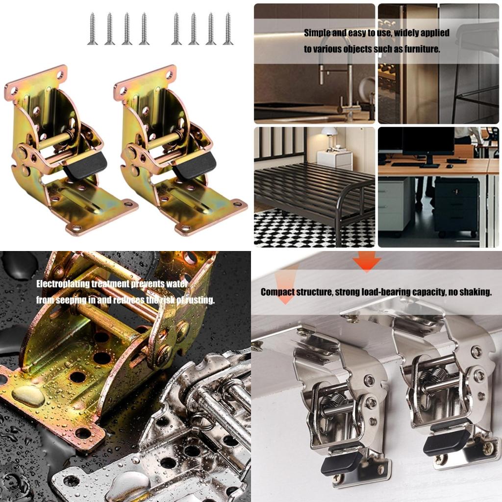 2pcs Locking Folding Hinges Co - Quality Furniture Hardware 评论和价格